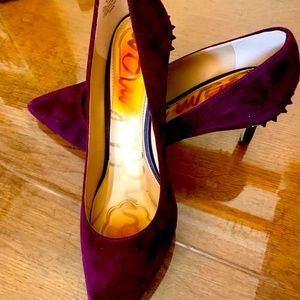 Sam Edelman Tonia wine Swede size7-1/2